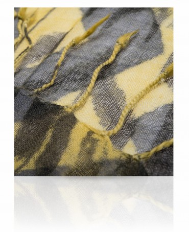 Палантин Унисекс ZW-IKKAT/YELLOW.GREY